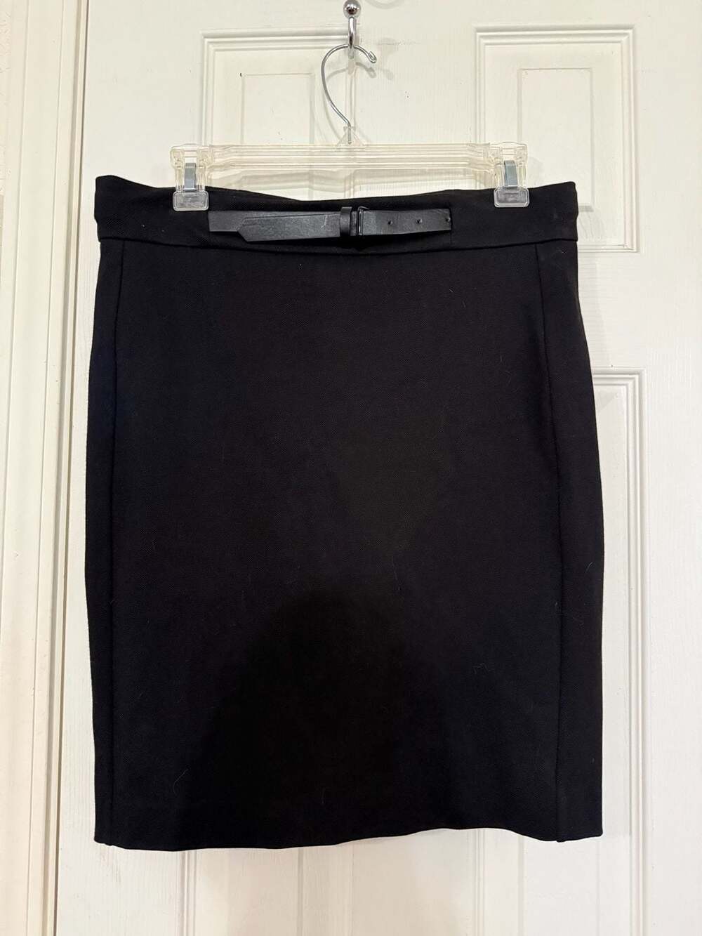 Armani Exchange A/X Black Belted Pencil Skirt, Women's Size 6